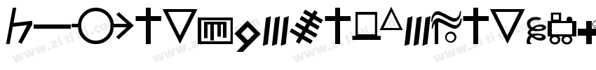 URW Signs And Symbol字体转换